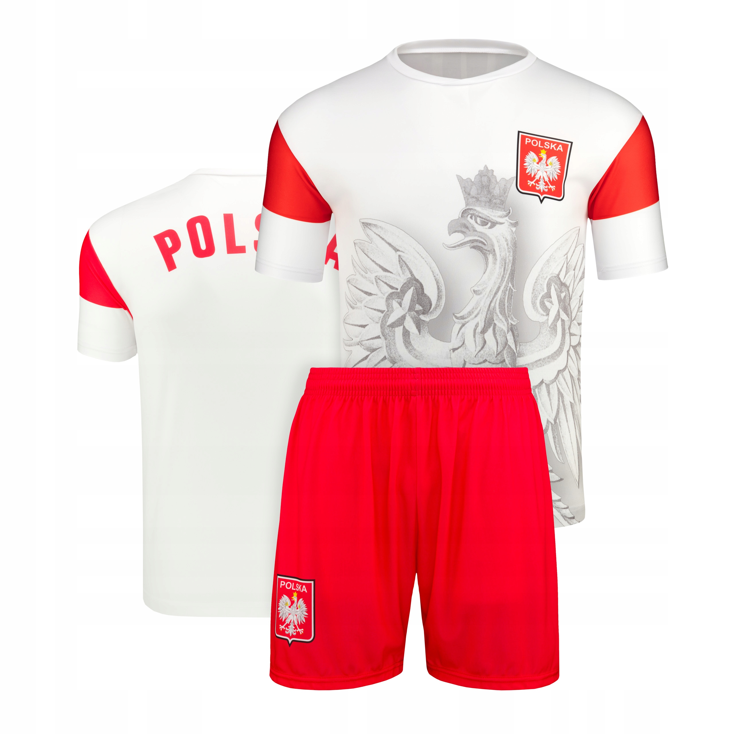STRÓJ / KOMPLET PIŁKARSKI ORZEŁ POLSKA rozm. 122 cm