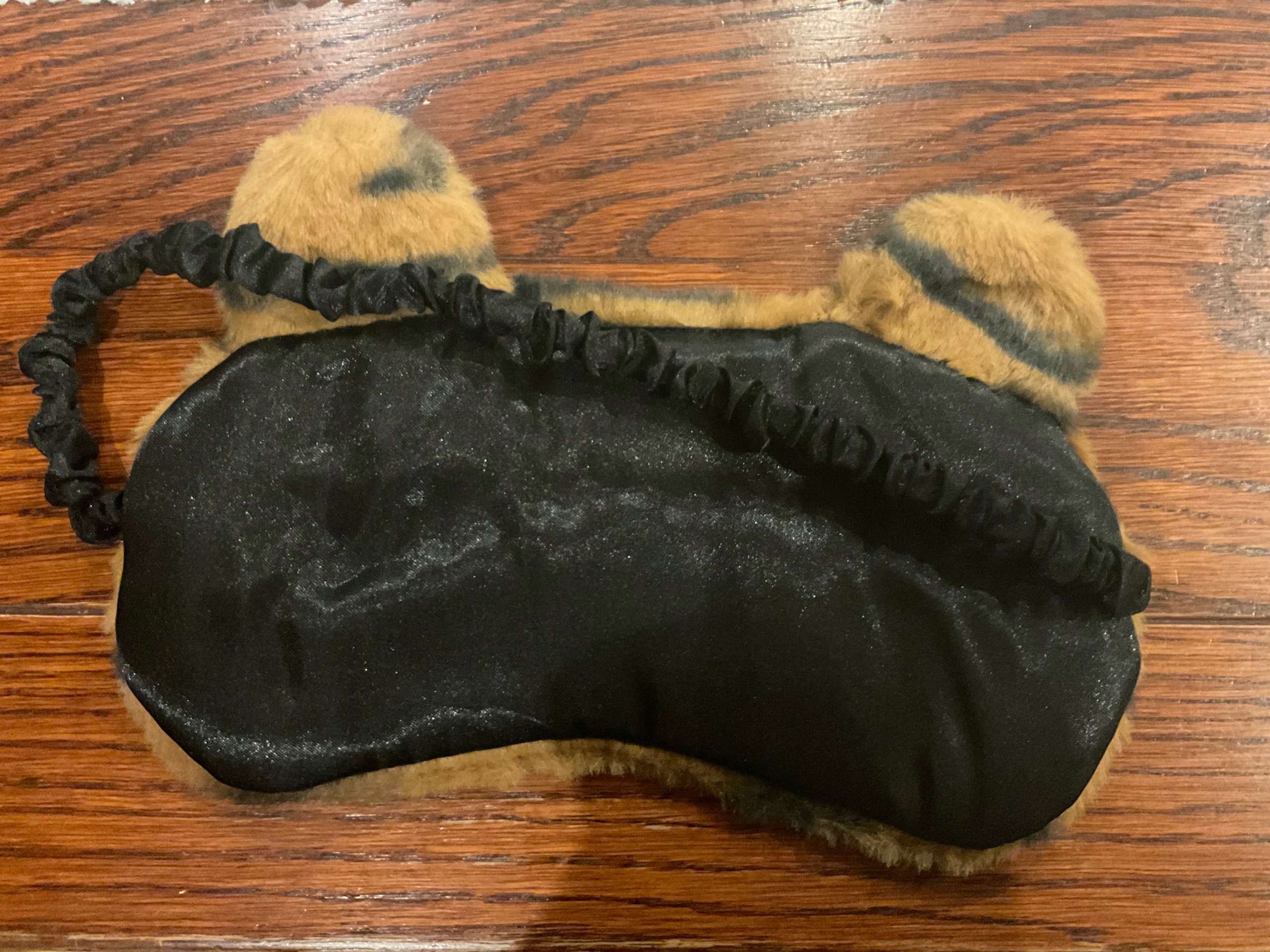 OPASKA NA OCZY MASKA DO SPANIA SNU RELAKSU kot kotek OLDMAN NA GUMCE Materiał dominujący poliester