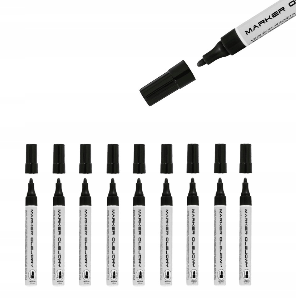 

Marker olejowy To 420 Toma Czarny 10 sztuk