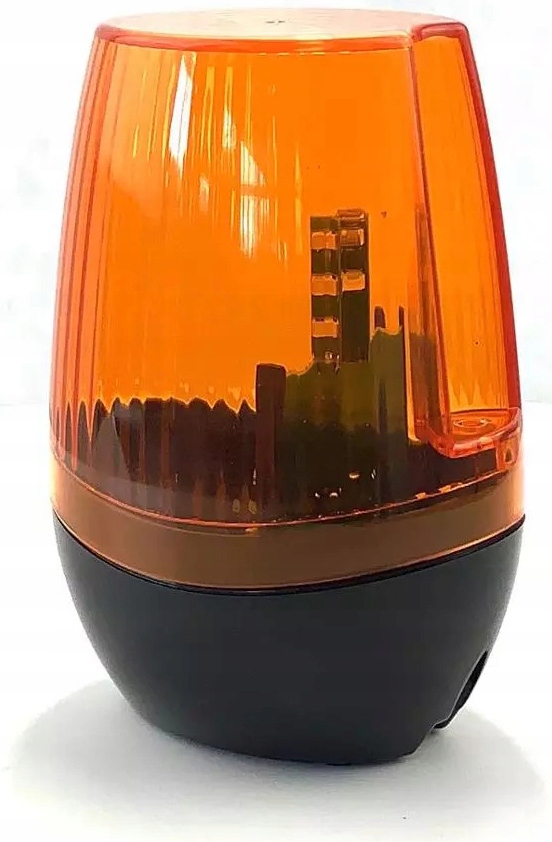 Lampa ostrzegawcza LED do bramy - Kogut, 12v/24v/230v, Niezawodna Zawartość zestawu światło ostrzegawcze