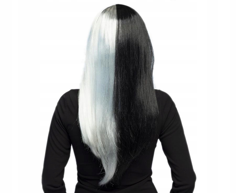 Příslušenství pro Karnevalové Kosy pro děti Paruka Ďáblice Černo-Siva