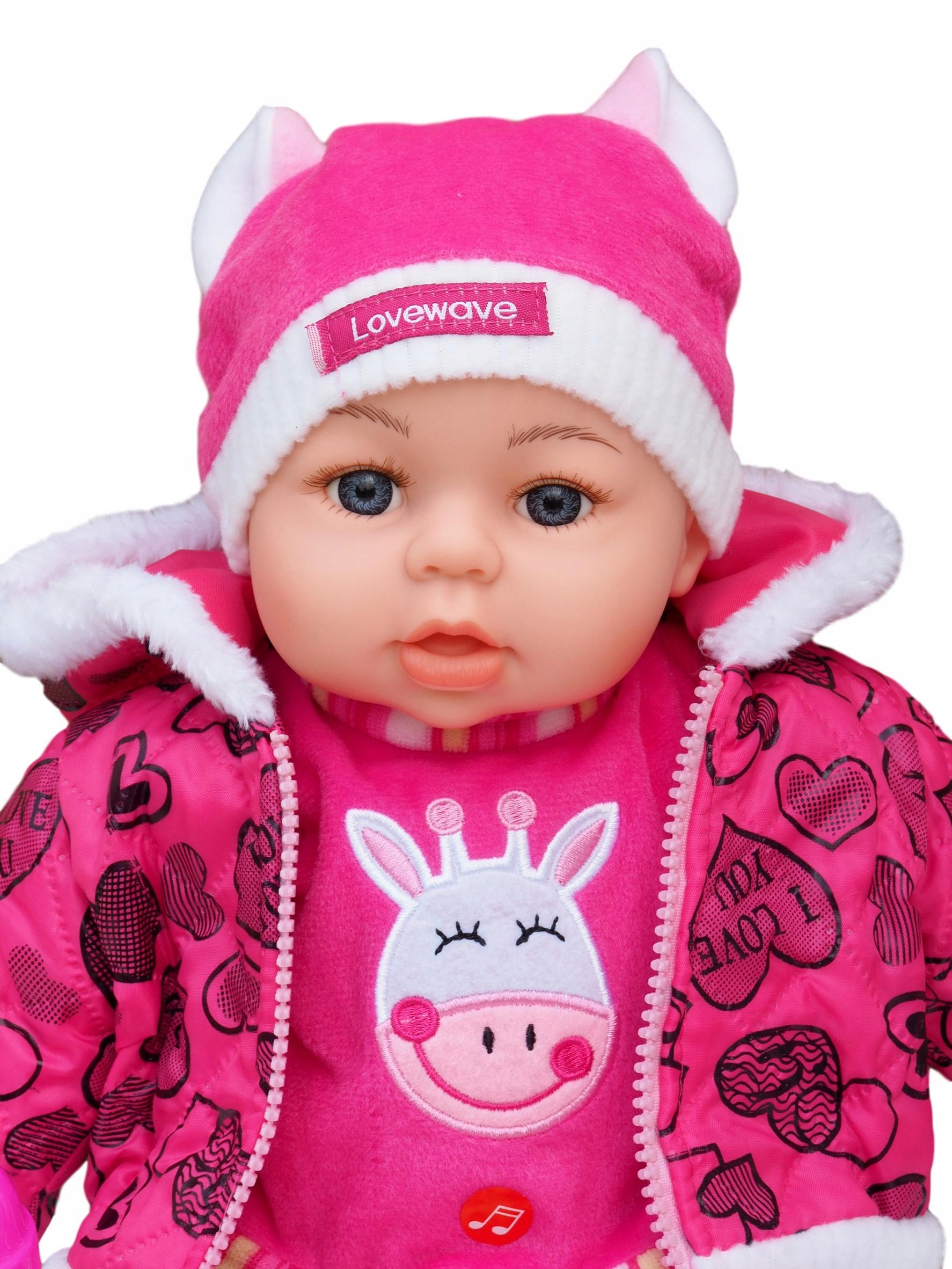 LALKA BABY MÓWI I ŚPIEWA PO POLSKU INTERAKTYWNY BOBASEK MAGICZNA BUTELKA