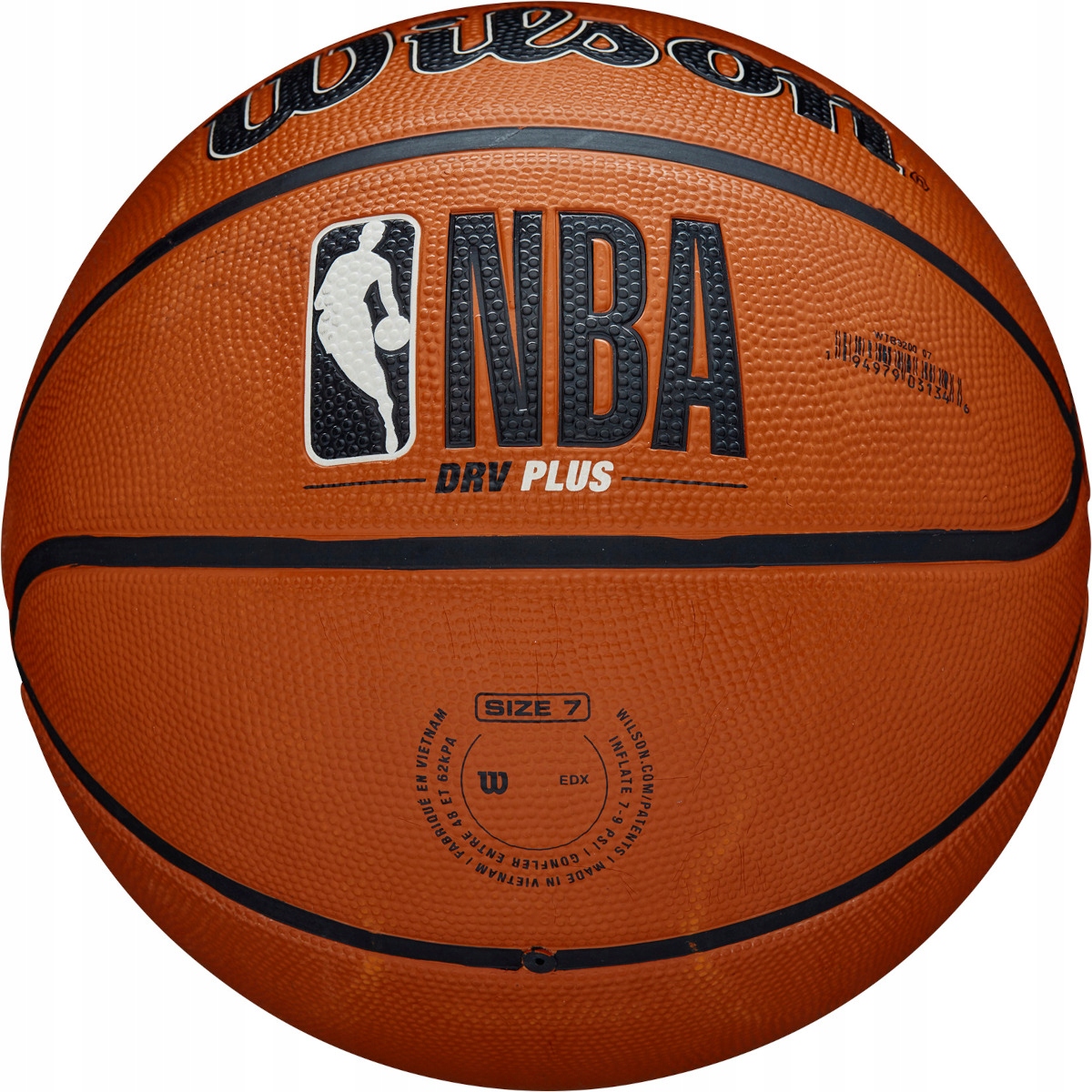 WILSON NBA DRV PLUS 7 BASKETBALOVÁ LOPTA DO KOŠA Farba červená