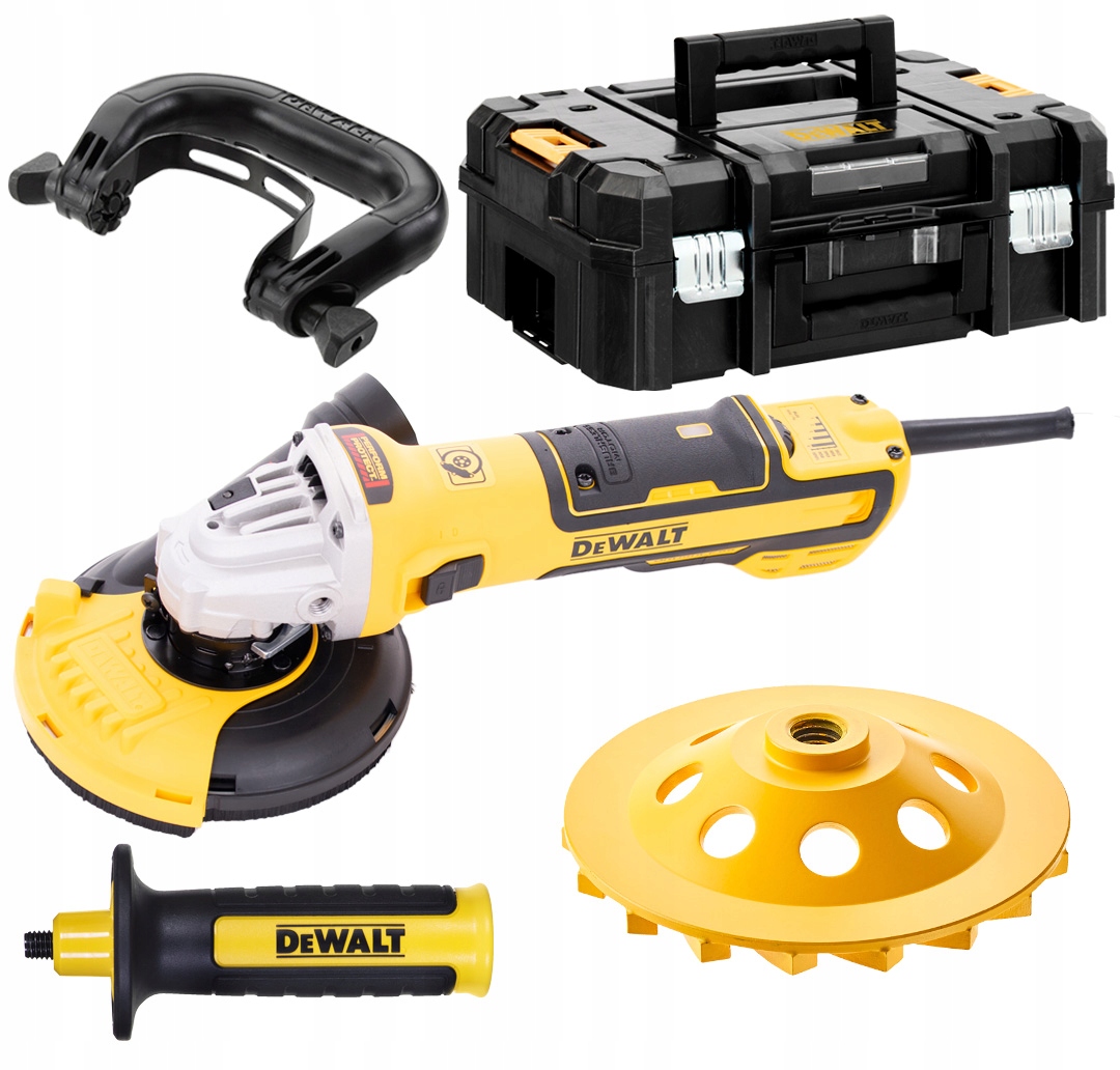 

Szlifierka 1700W frezarka betonu DeWALT DWE4357KT