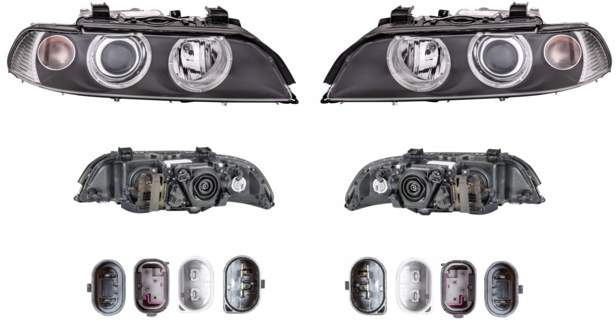 REFLEKTOR LAMPA BMW 5 E39 00- KSENON HELLA L+P