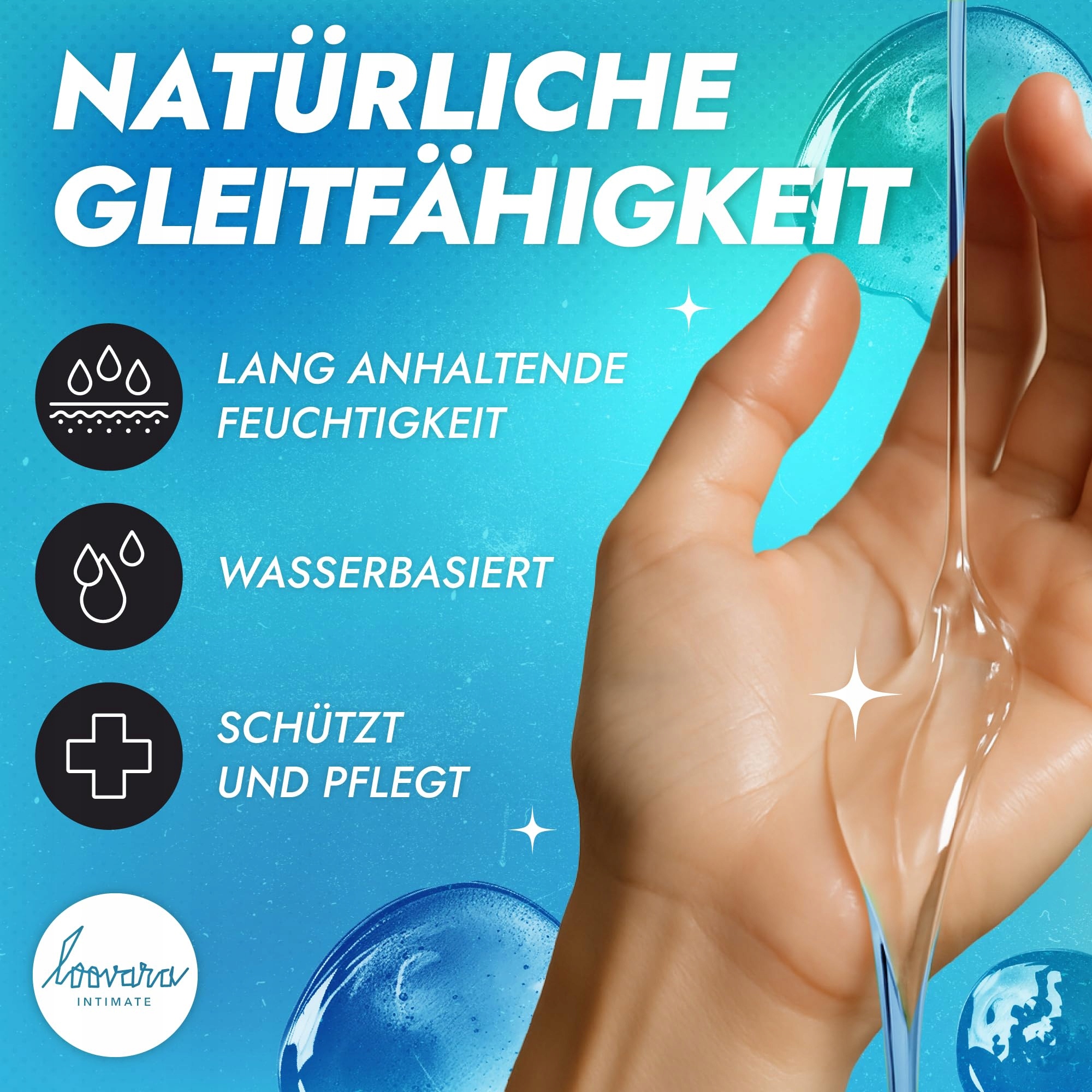 LOOVARA Żel Intymny Na Bazie Wody 250ml Dla Mężczyzn i Kobiet Naturalny — miniatura 4