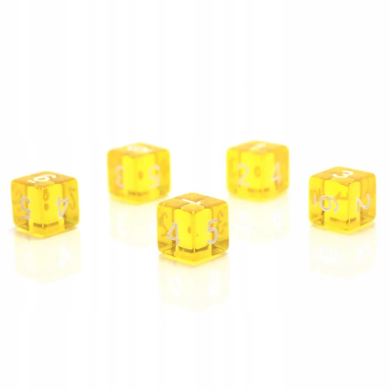 KOSTKA RPG SŁONECZNY KAMIEŃ KOŚĆ SZEŚCIOŚCIENNA K6 Producent Besglo