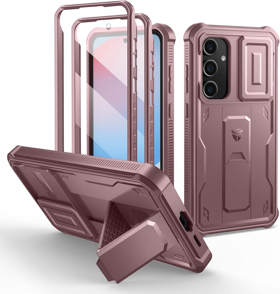 Dexnor Pancéřové Pouzdro Chránící Displej Case Kryt 360 Pro Galaxy S24 Fe