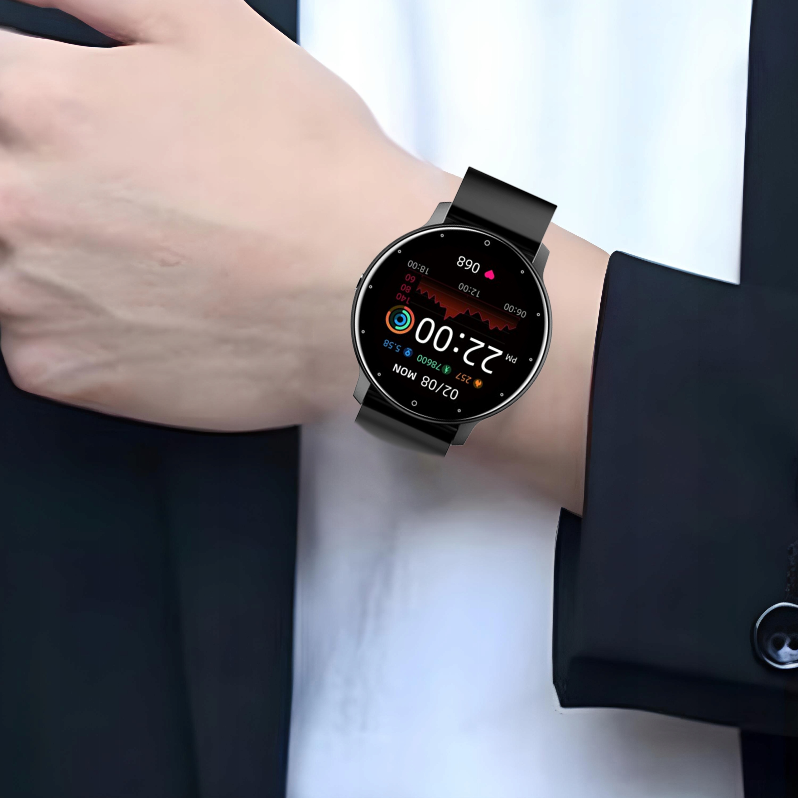 ZEGAREK SMARTWATCH CIŚNIENIOMIERZ EKG ROZMOWY PL Transmisja danych 2G