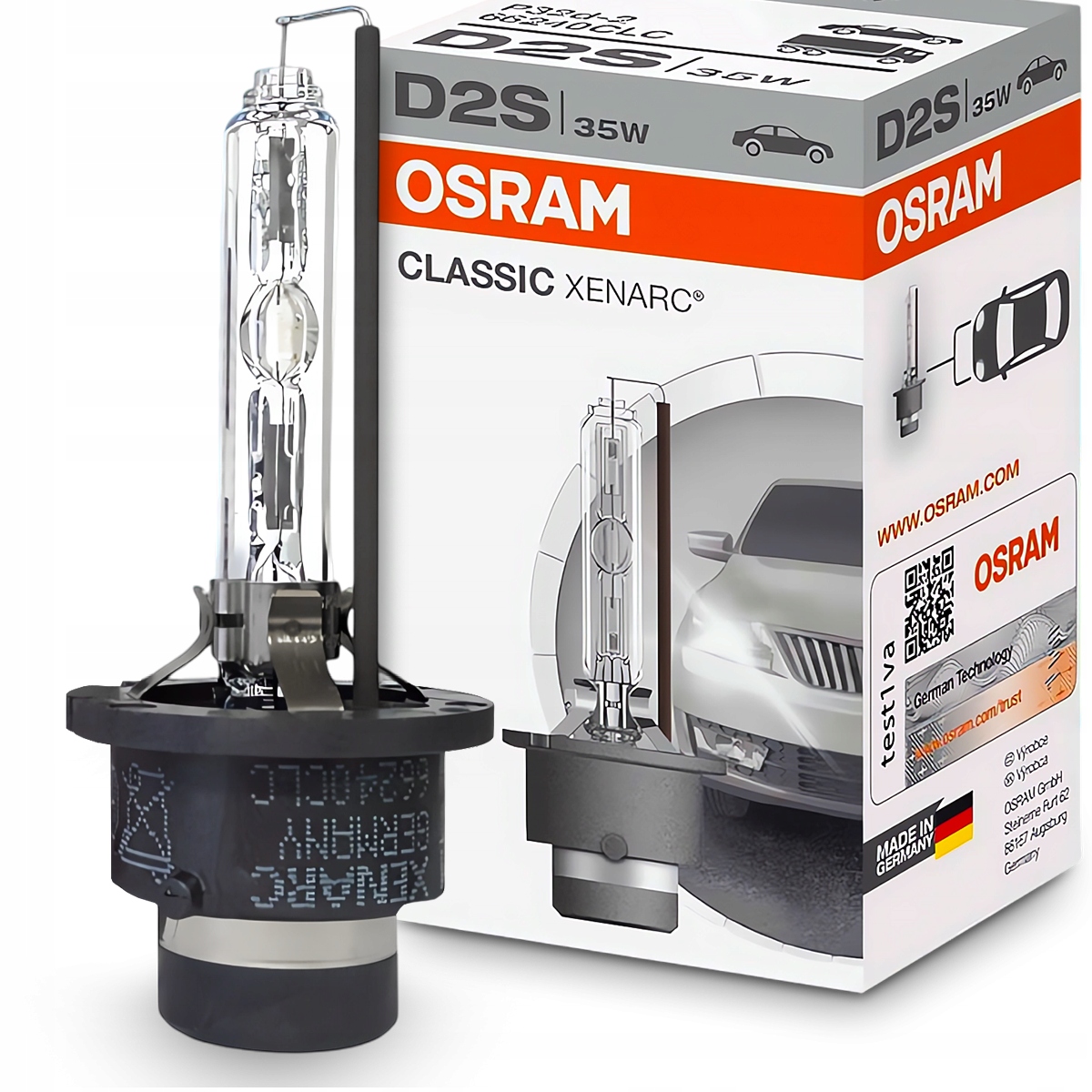D2S Osram Classic Xenarc Žárovka Xenon Žárovky Hořák Xenon Originální Oem