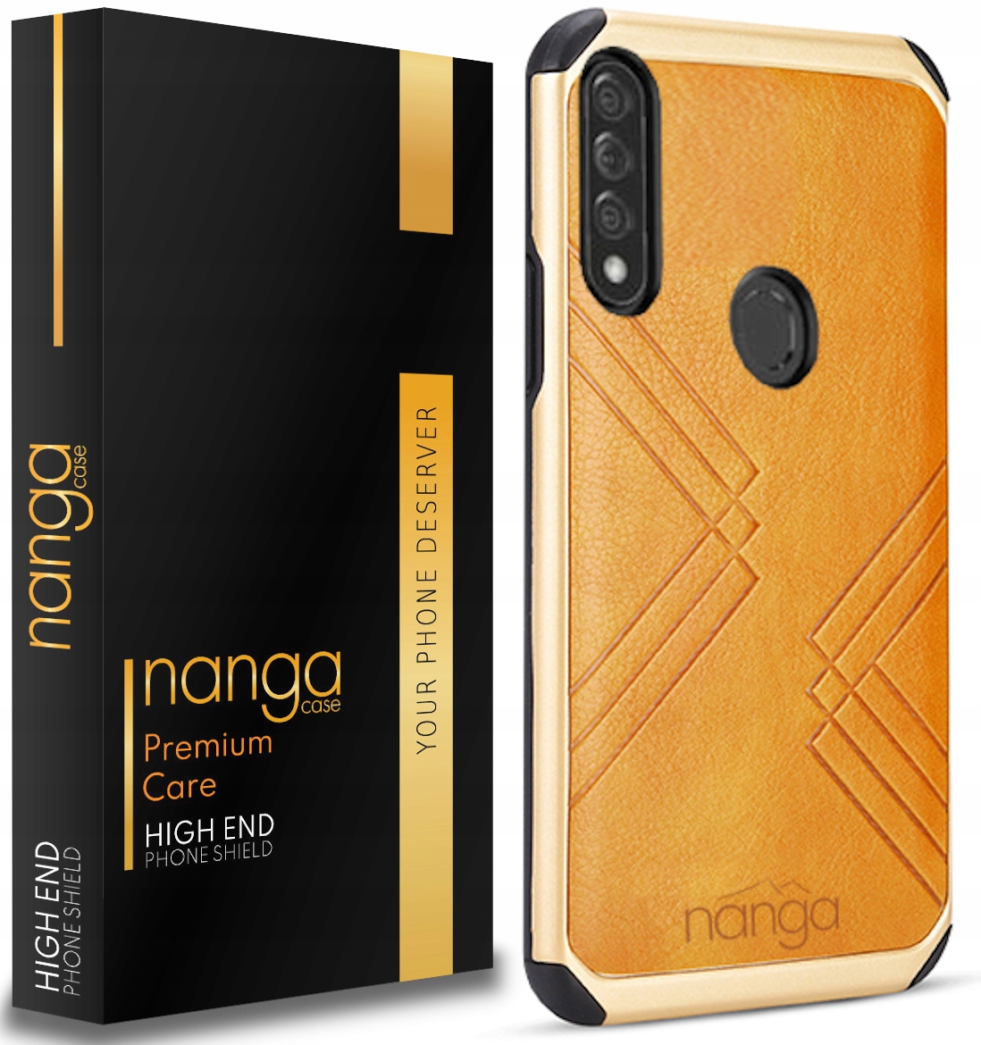 

Etui Ze Skóry Pancerne Biznes Do Oppo A31 Gold