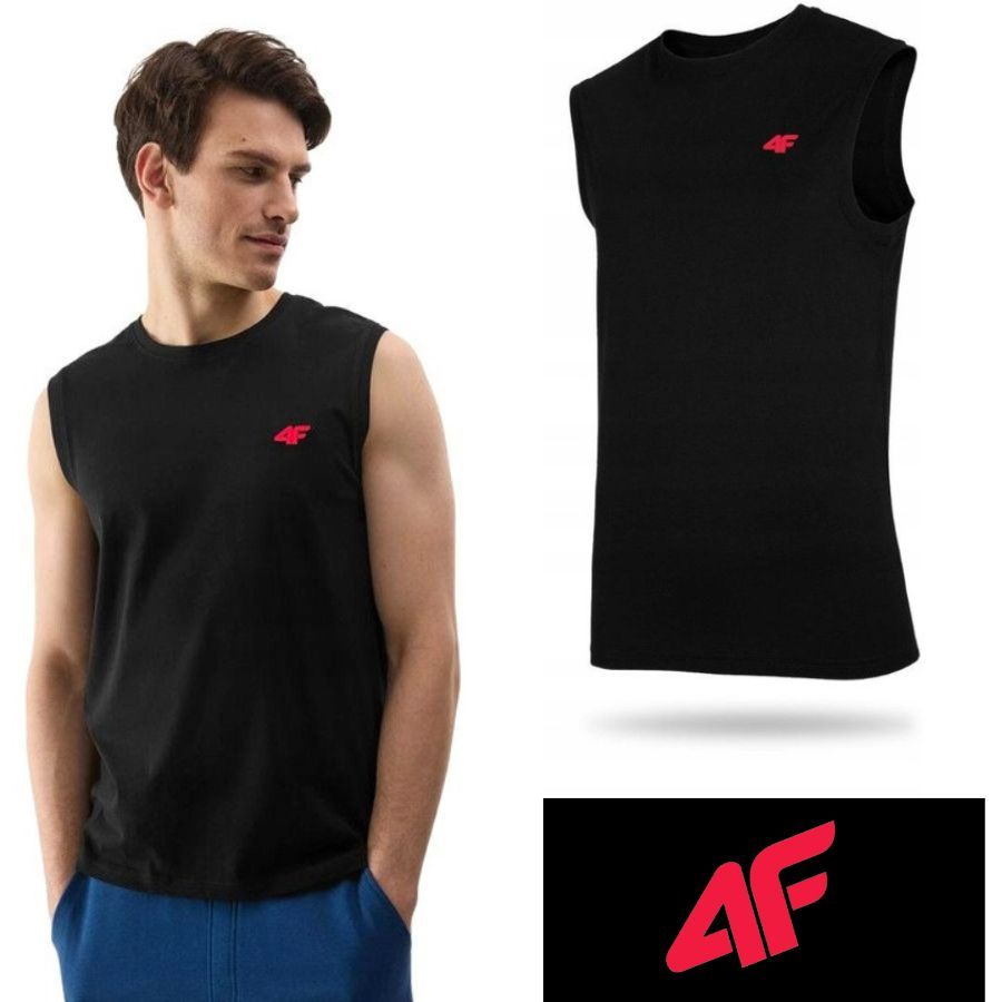 KOSZULKA MĘSKA 4F BEZ RĘKAWÓW TANK TOP PODKOSZULEK NA CO DZIEŃ