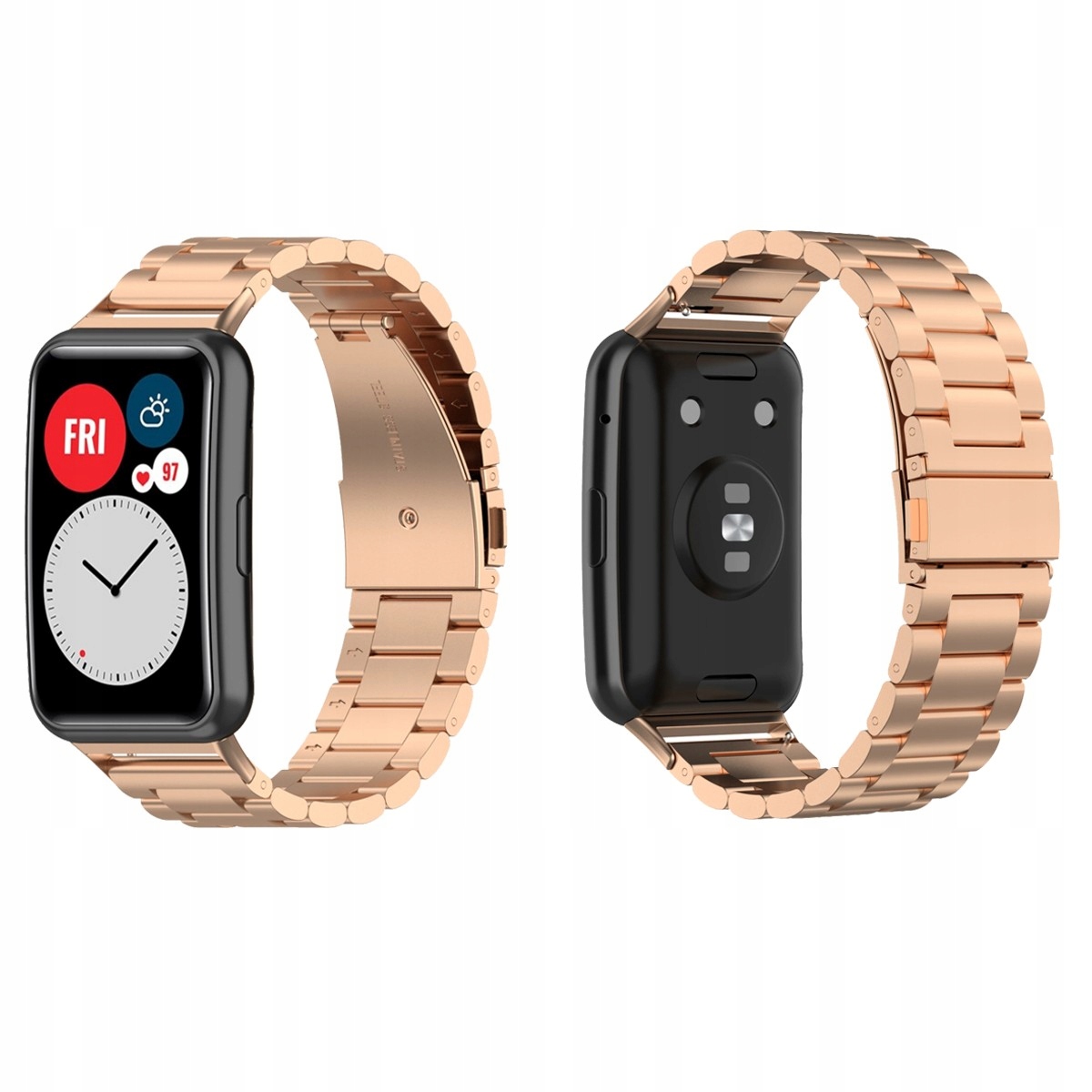 

Pasek Bransoleta Stalowa Do Huawei Watch Fit