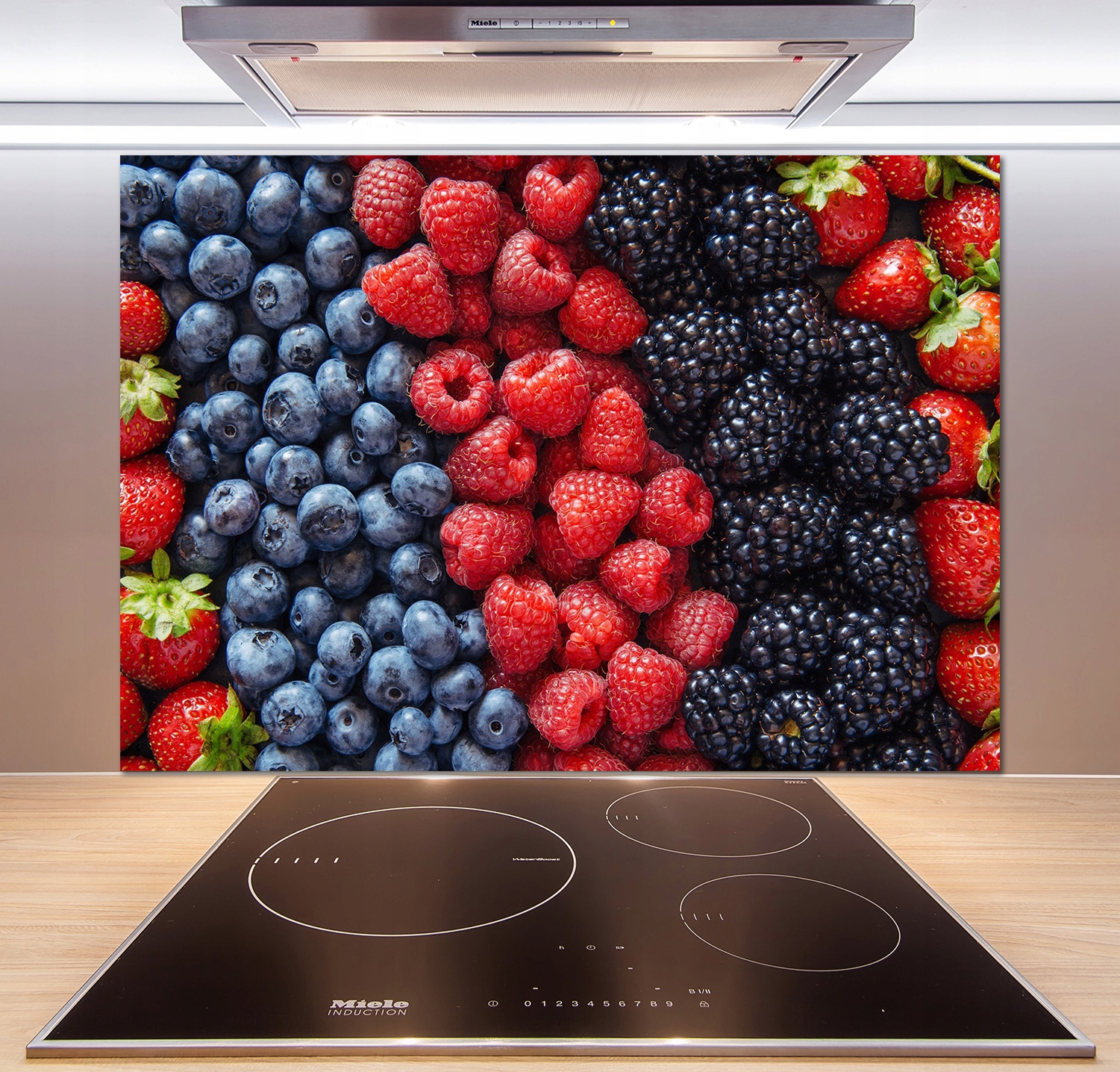 

Panel dekor szkło Owoce leśne 100x70 cm + Klej