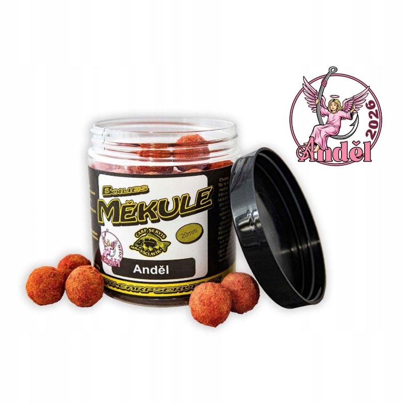Boilies Mięczak 140g 20mm Anioł
