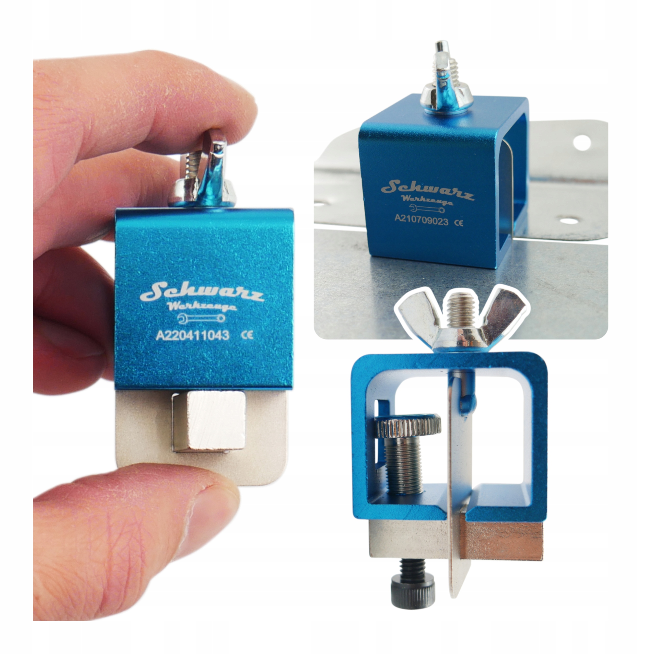 Svařovací klempířské spony horizontální Vyrovnávací 4ks Svařovací držák