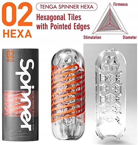 TENGA Spinner Męska Masturbacja Wielokrotnego Użytku Czerwony 1 Sztuka — miniatura 3