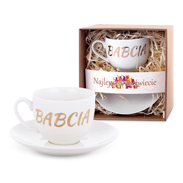 

Filiżanka ze spodkiem Babcia 220 ml