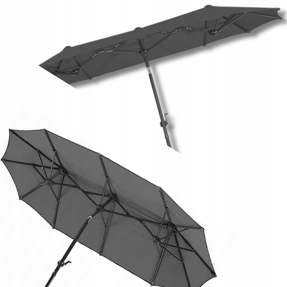 Schneider Parasol Viento 300X150CM Antracyt