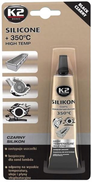 

K2 Silikon Wysokotemperaturowy Czarny 350°C 21G
