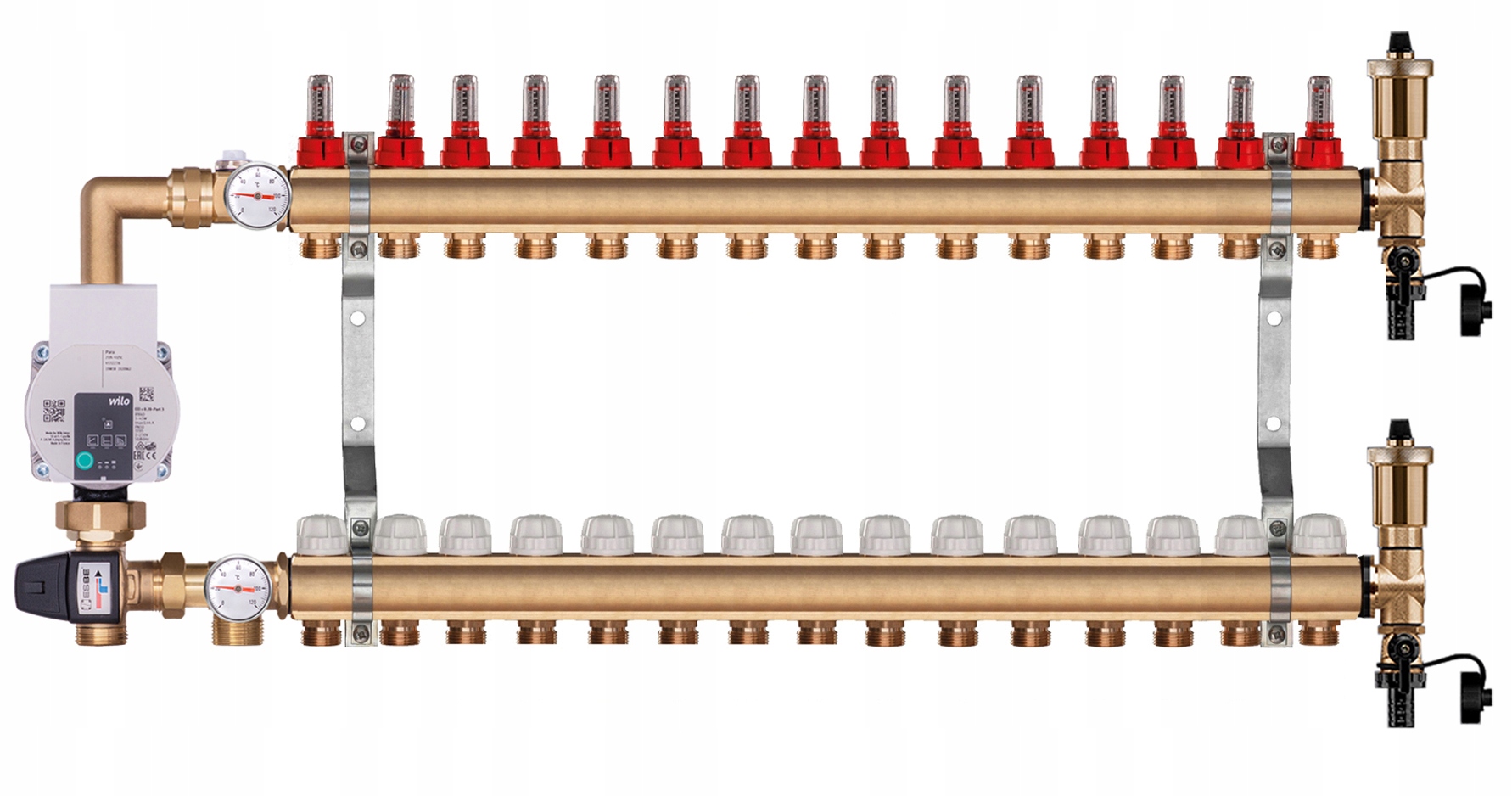 Rozdělovač 15 S Čerpací Skupinou Wilo Pro Podlahovou Krytinu
