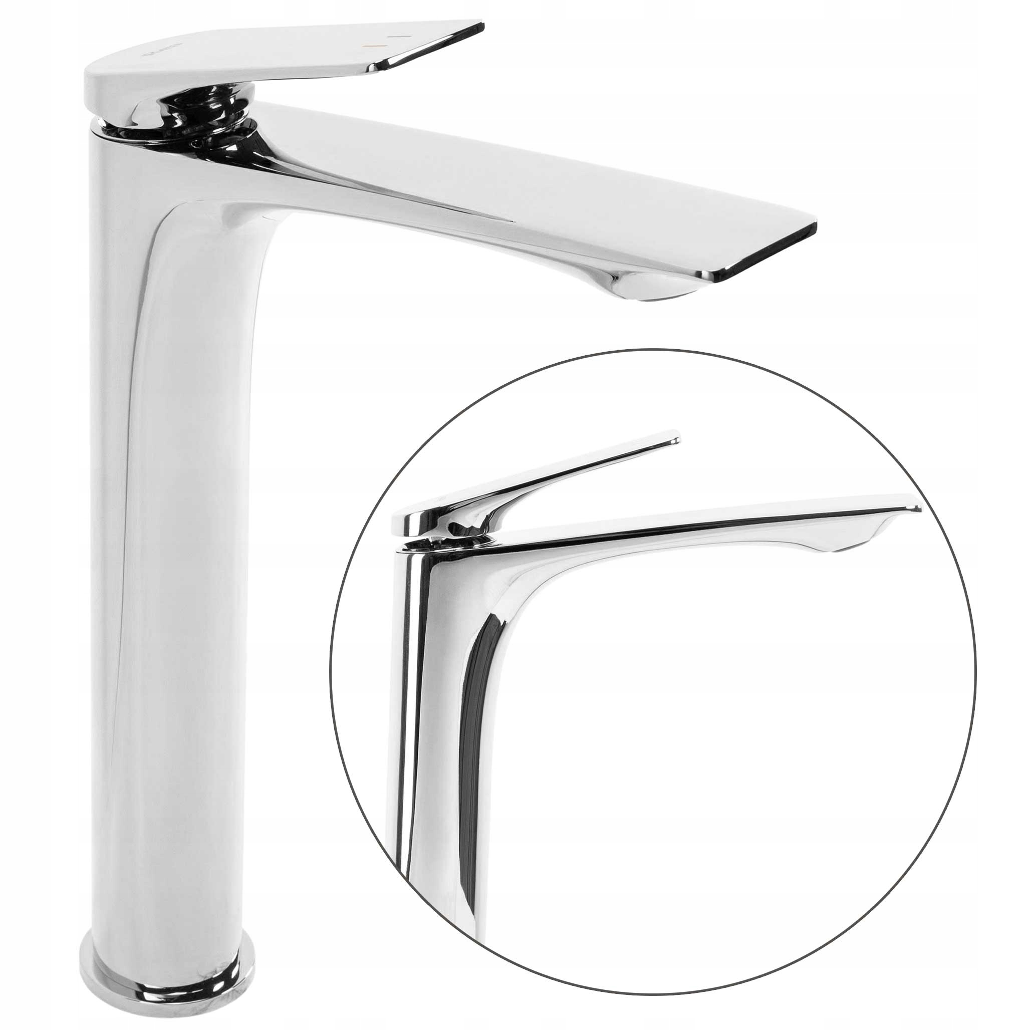 Umývadlová batéria Vysoká 30 cm Chróm Avalon Pevný výtokový otvor