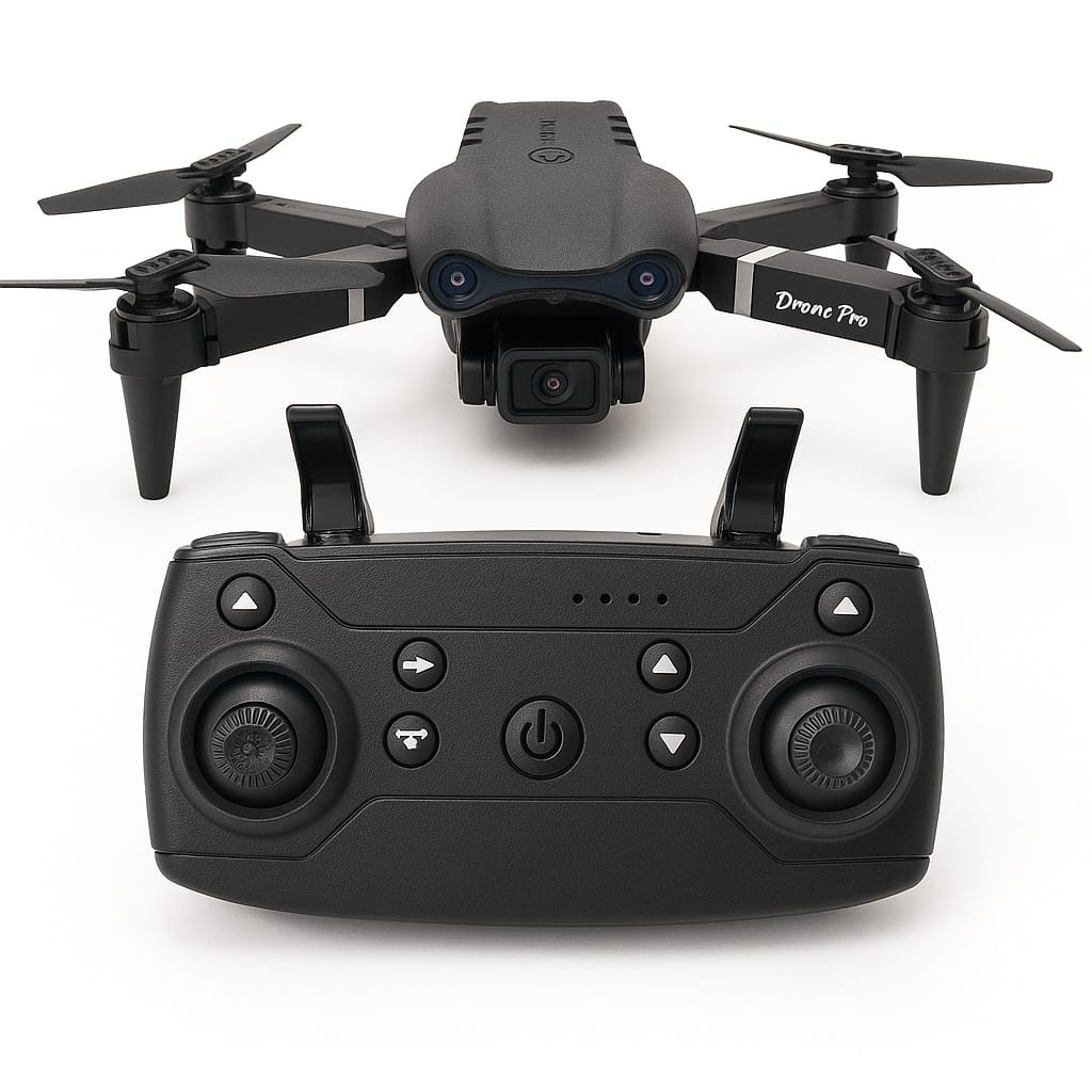 Dron Szary z Kamerą E99 Pro Etui Wifi Dla Dzieci Wytrzymały Nauka Zestaw