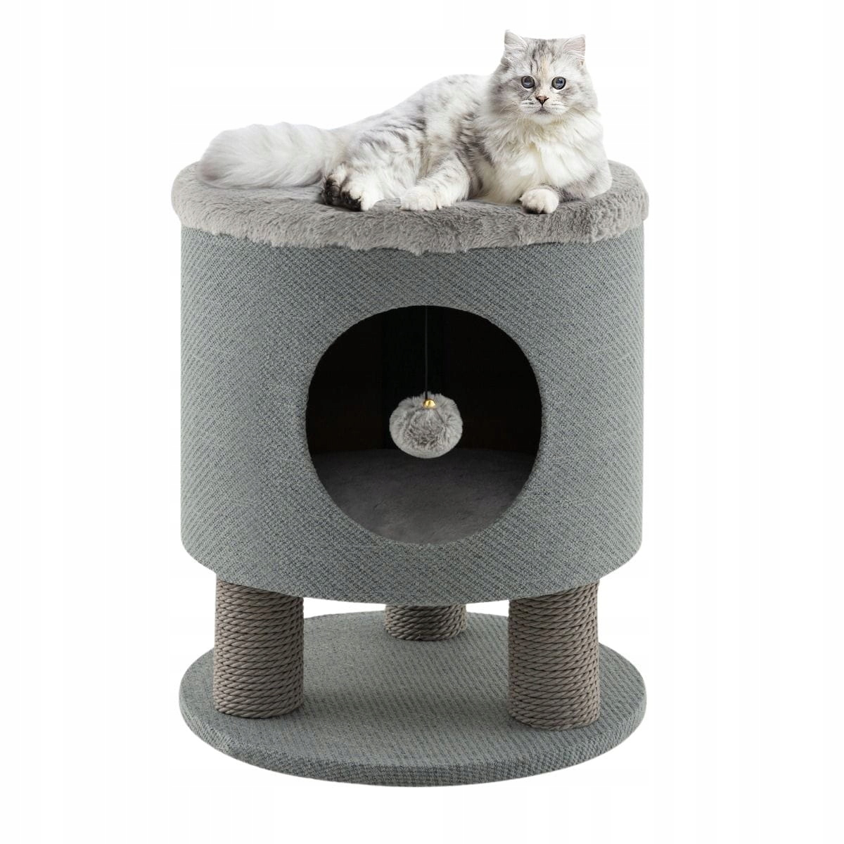 Škrabadlo pro kočky Budka Pelíšek 40 x 47 cm