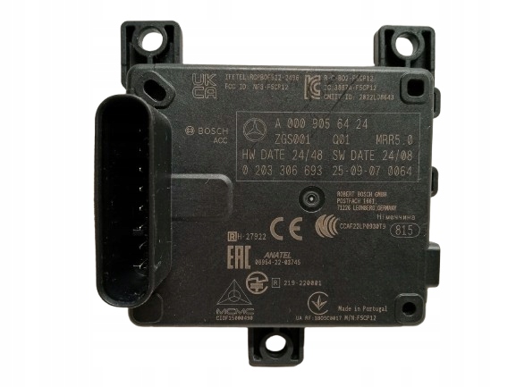MERCEDES EQB X243 i inne modele RADAR DISTRONIC A0009056424 0203306693
