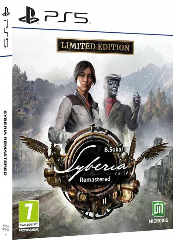 SYBERIA REMASTERED LIMITED EDITION PL / DUBBING / GRA PS5 PŁYTA + MEDIABOOK