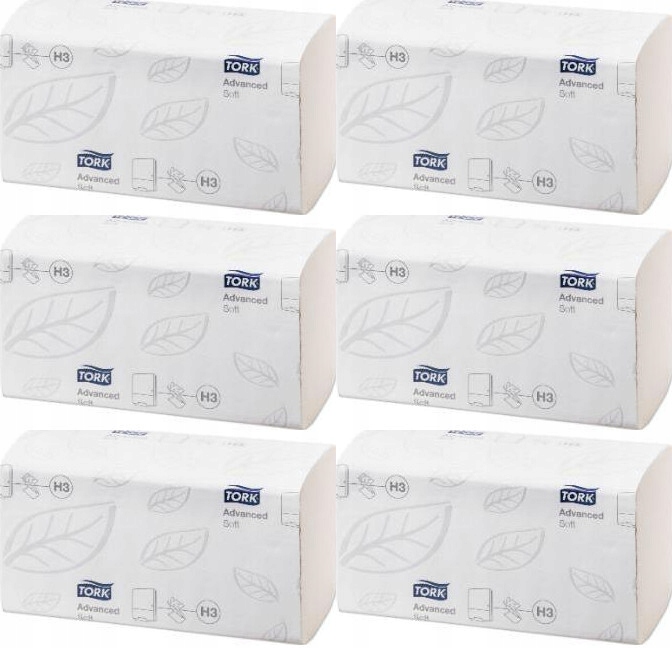 Ręcznik papierowy Tork Advanced 290143 dwuwarstwowy Zz 250 składek x6