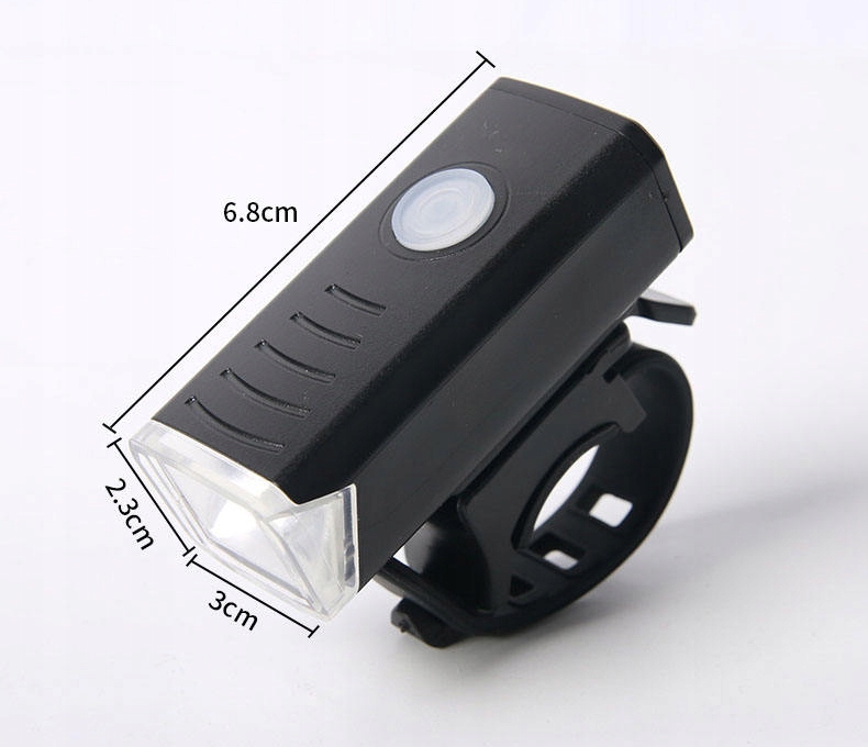 Akumulatorowa Lampa Rowerowa Przednia LED 800mAh Rodzaj przednie