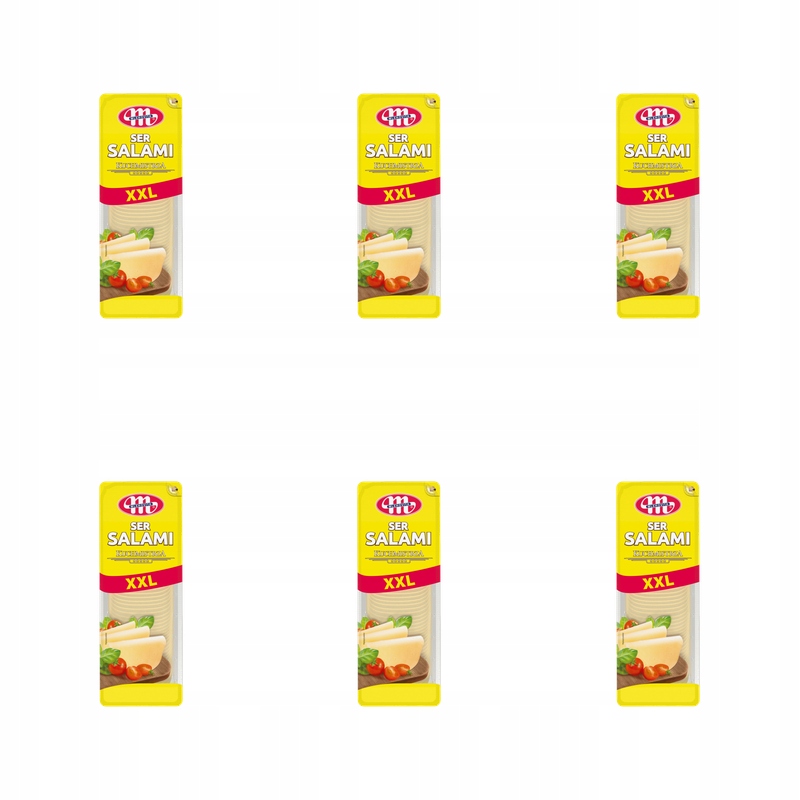 Mlekovita Ser Salami w plastrach 1kg X6