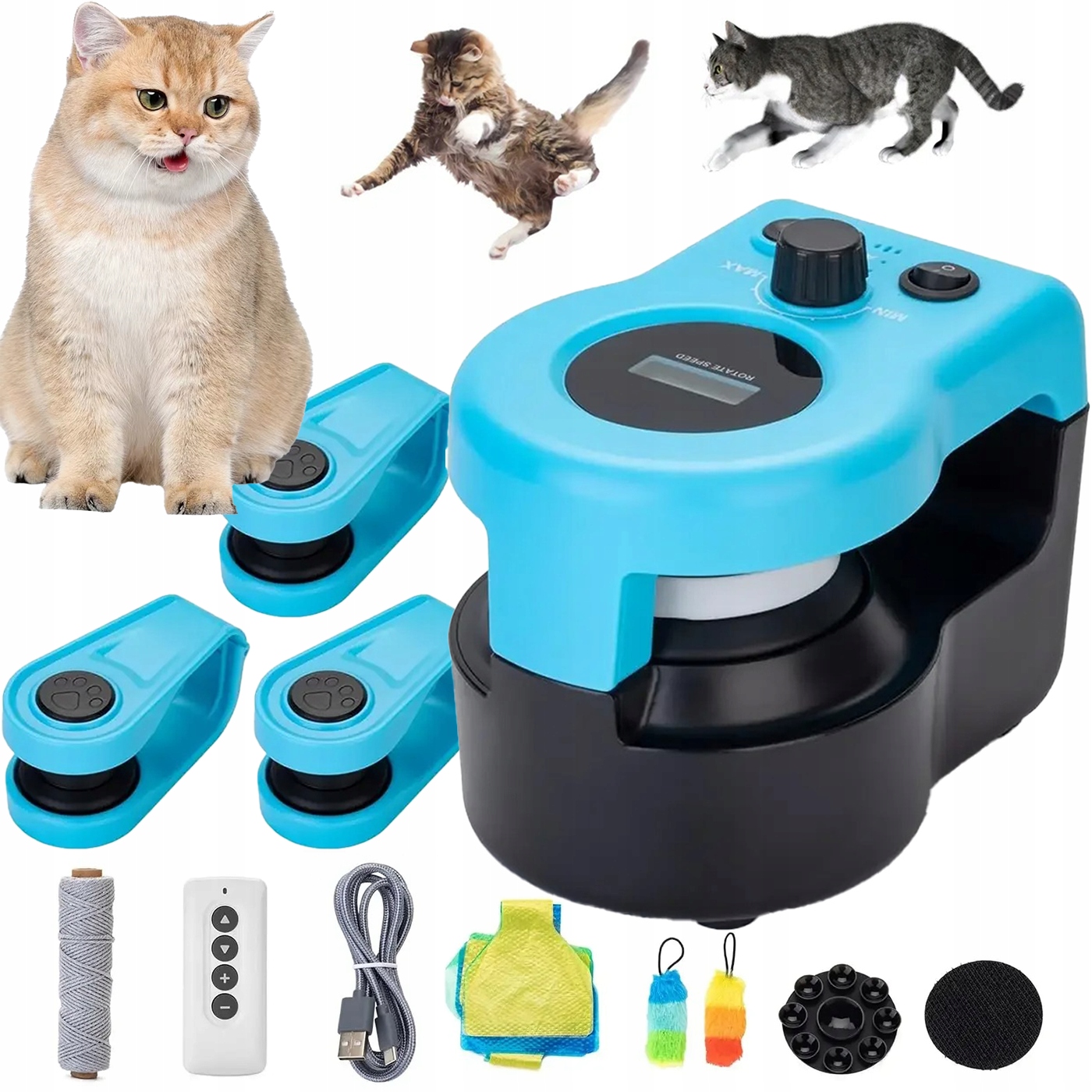 Levně Interaktivní simulace Hračka pro kočky s nastavitelnou rychlostí