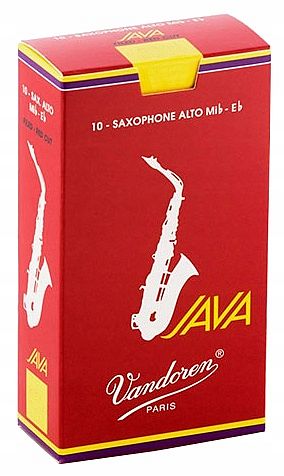 Plátky pro alt saxofon tvrdost 3.0, Java Red Vandoren 10 ks