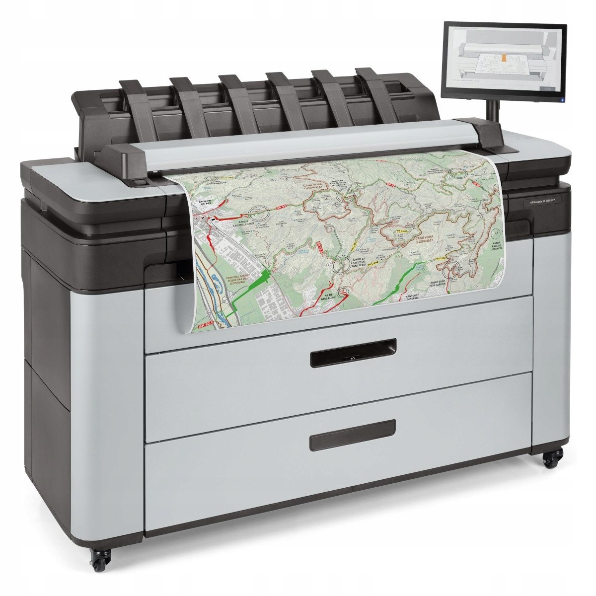 HP DesignJet XL 3600dr MFP Ploter + skaner A0 36 cali 2 ROLKI 914 mm