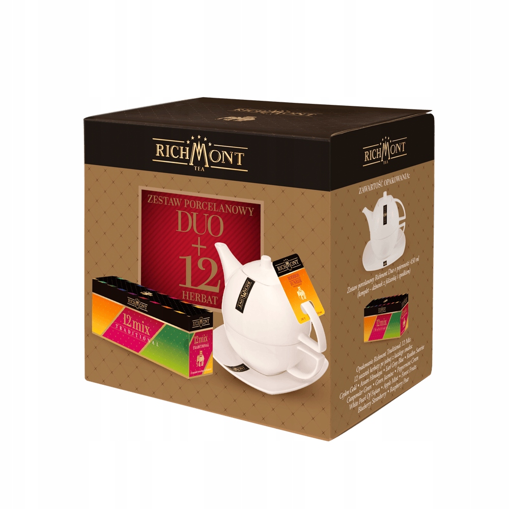 Zestaw Porcelanowy Duo 12 Herbat Richmont