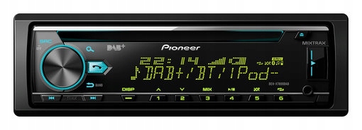Pioneer DEH-X7800DAB Autorádio VarioColor CD Dab+ Bt Zelená hora