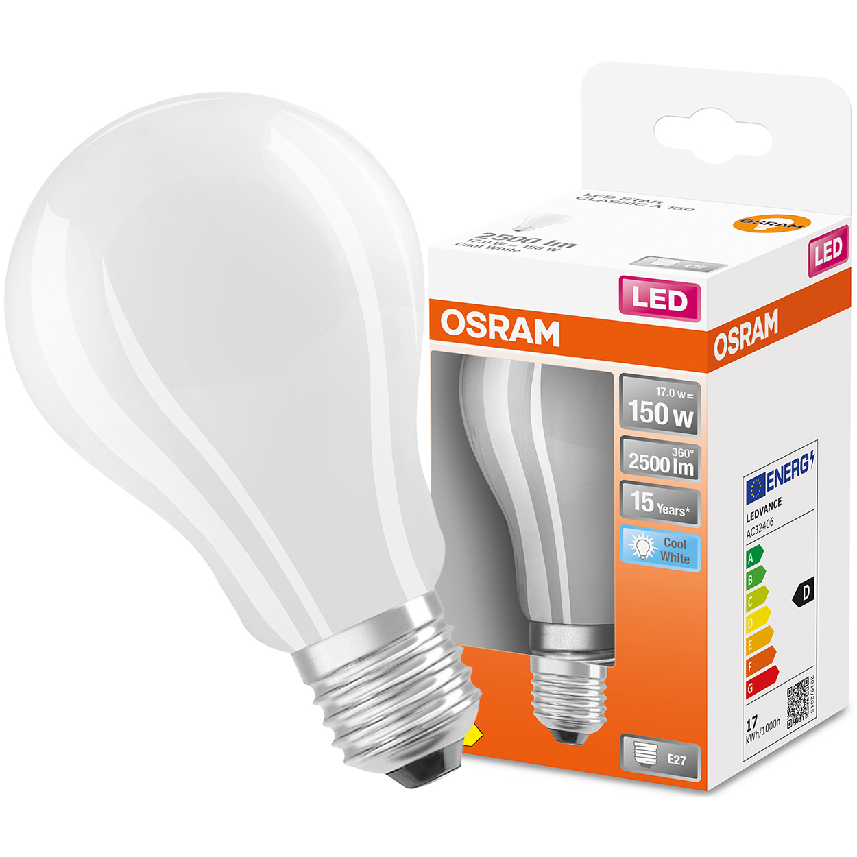 

Osram Żarówka Led E27 17W 150W 2500lm Neutralna