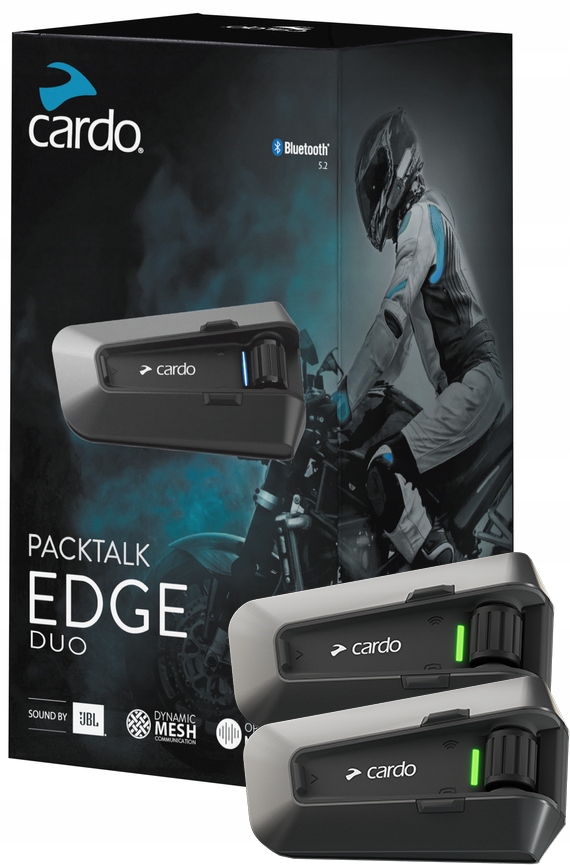 Motocyklový interkom Cardo Packtalk Edge Duo