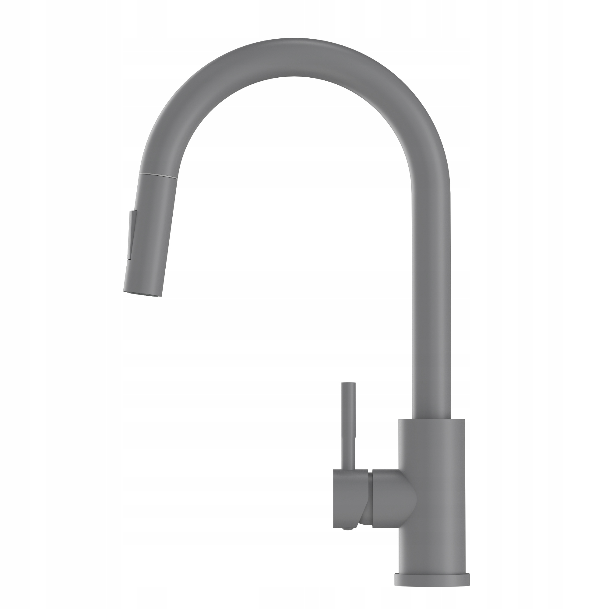 Kuchynská Batéria, Výsuvný Výtok, Sivá, Hladký Kuchynský Kohútik, Loseto
