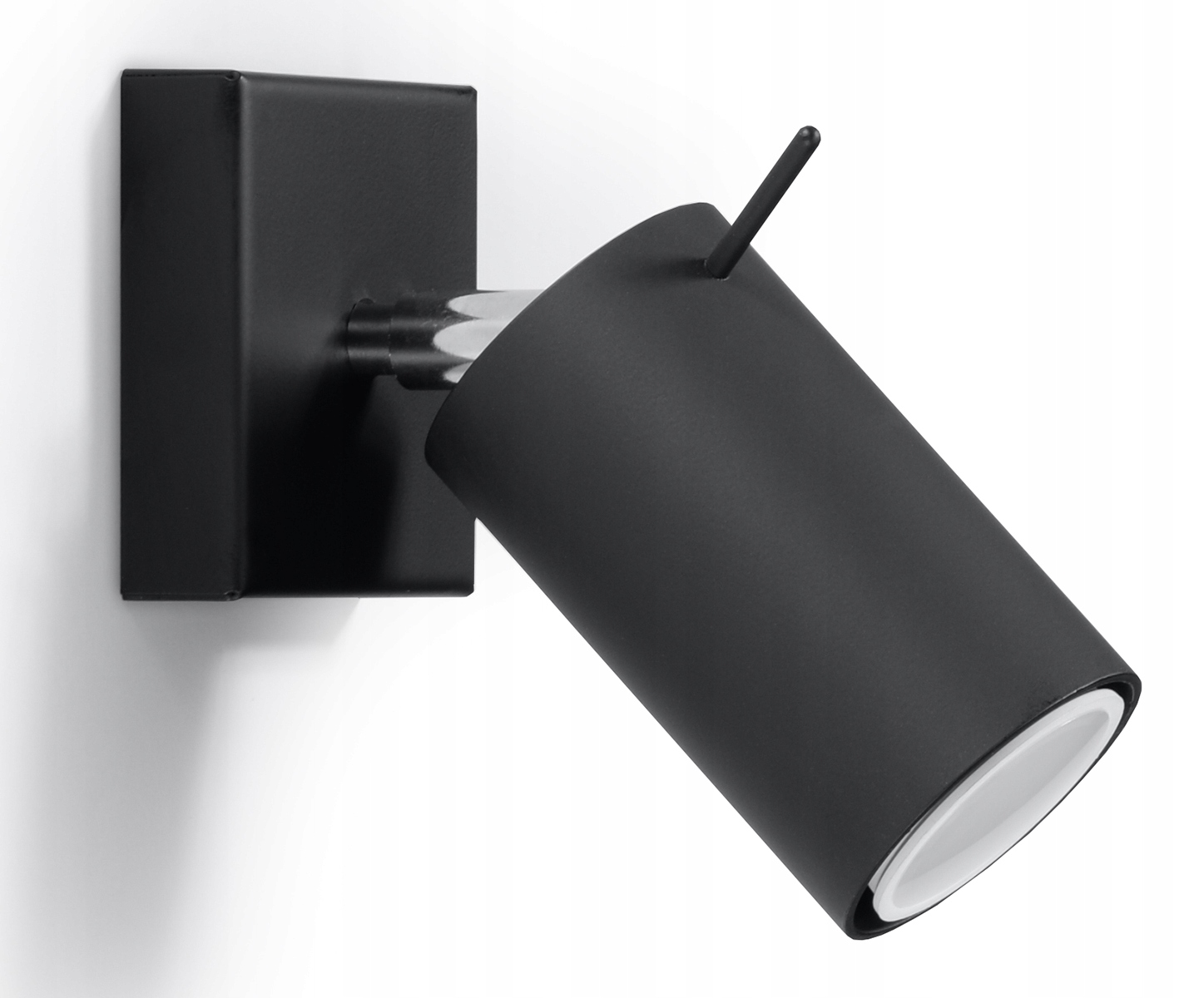 

Lampa Ścienna Kinkiet Ring 1 Czarny Sollux 09