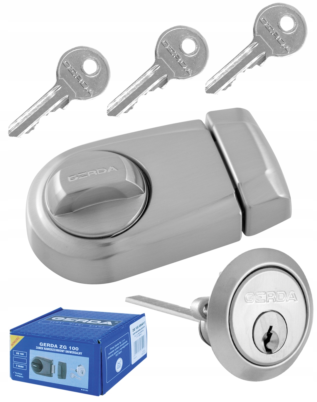 Univerzální vrchní zámek ZG-100 Gerda, 7 barev