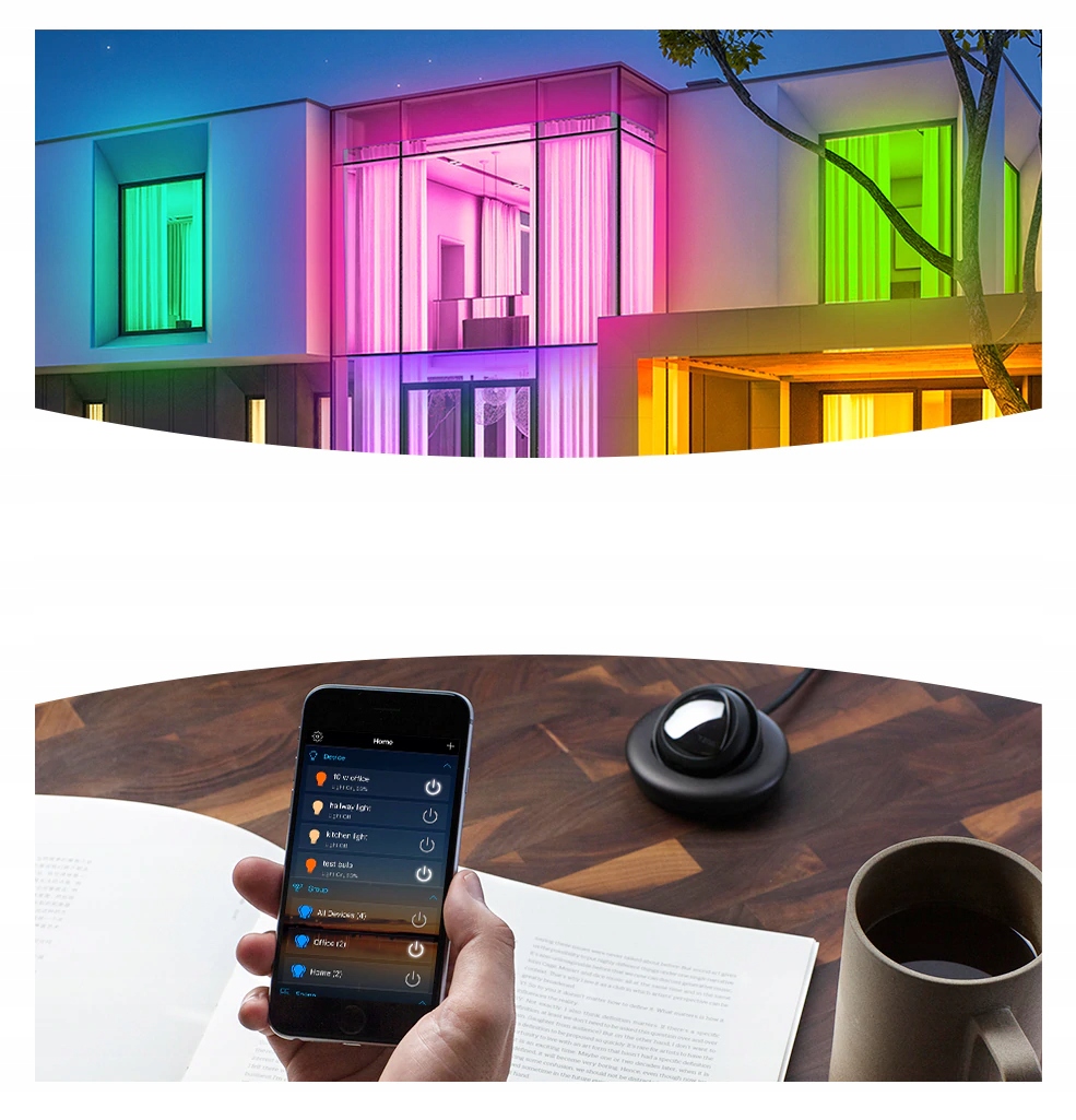 STEROWNIK KONTROLER MEBLE LED RGB WIFI ANDROID IOS Długość 0 m