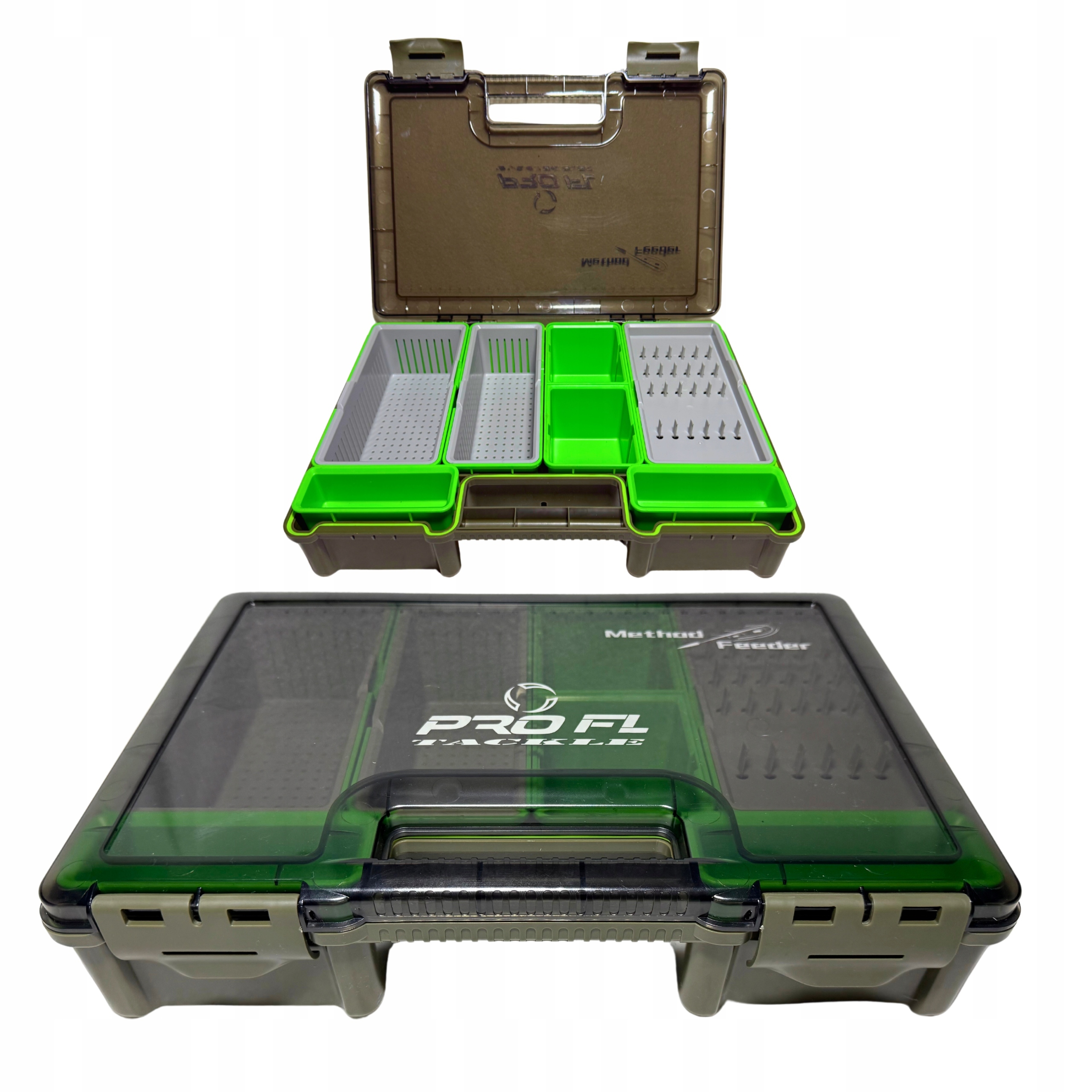 Pudełko Feederowe Z Sitkami Bait Box Na Przypony Przynęty Akcesoria Skrzynk
