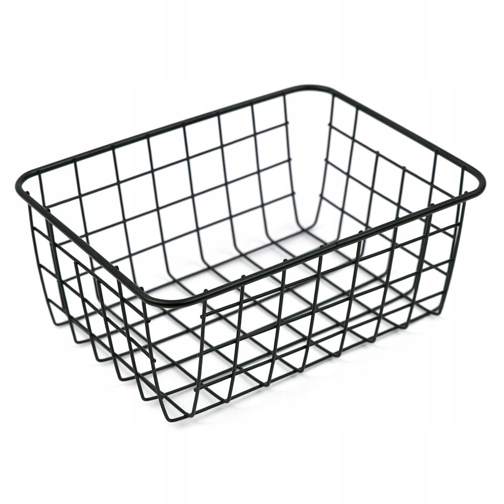 

Koszyk Na Owoce Czarny Metalowy Kuchenny 20x15x8cm