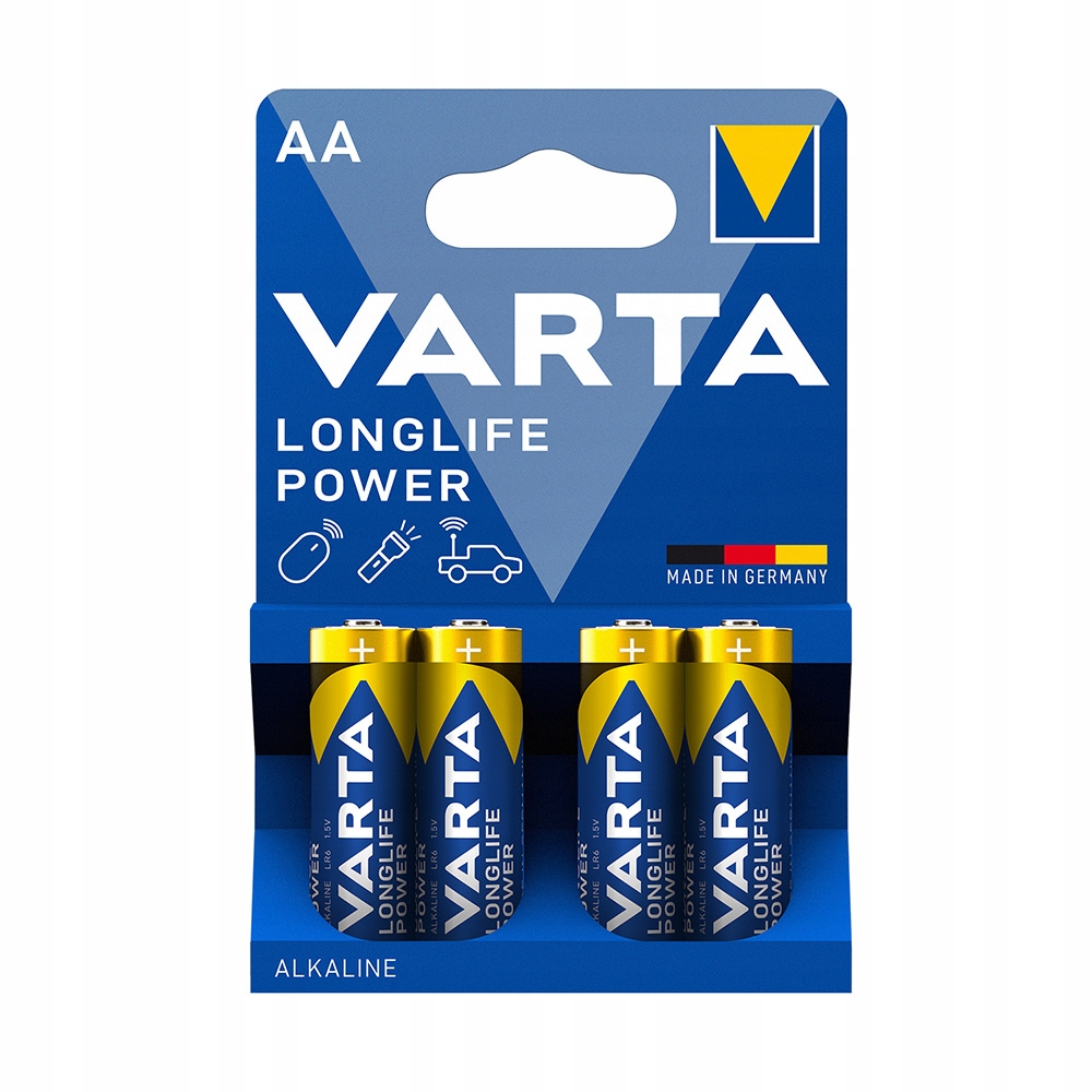 

Baterie alkaliczne Aa Varta Longlife Power R06 (bl