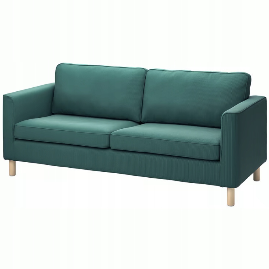 Ikea Parup Pokrytie 3-miestnej pohovky, Kelinge, šedo- tyrkysová