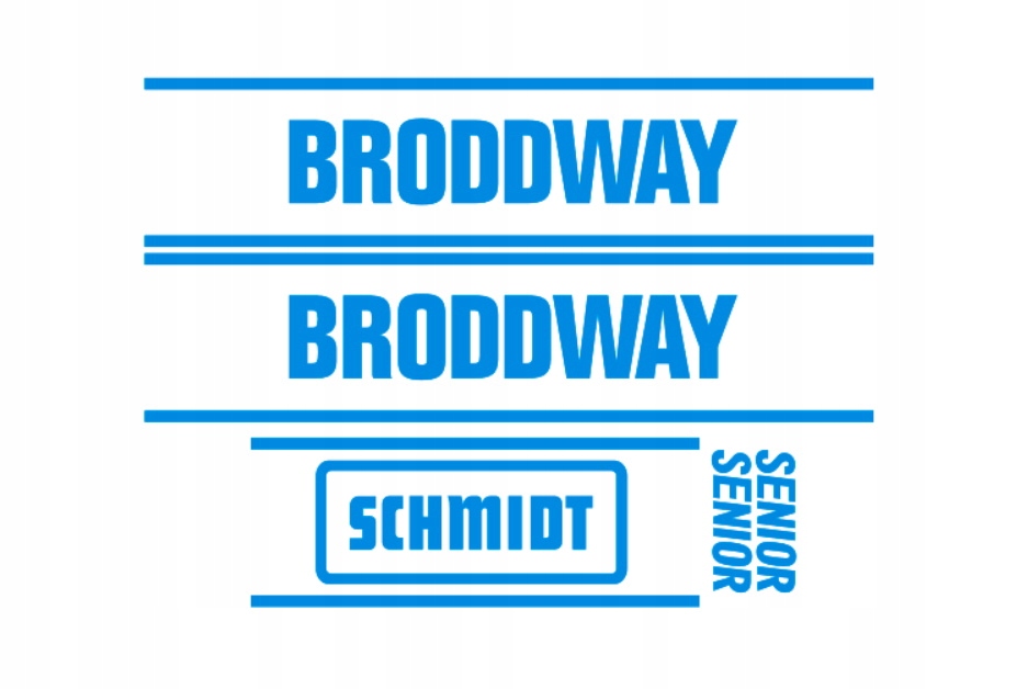 Samolepky s lepením Schmidt Broddway Senior