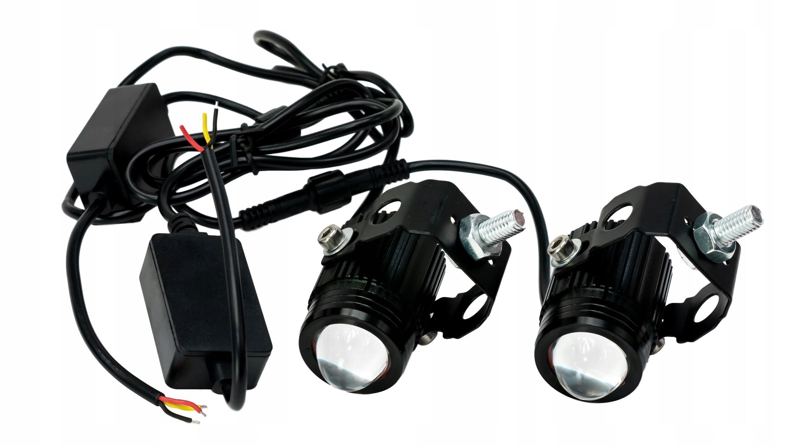 Halogeny LED soczewkowe 8000LM Moto Vajra Rcycle Producer Ultraleds